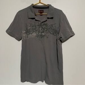 American Rag Charcoal Polo Shirt Large